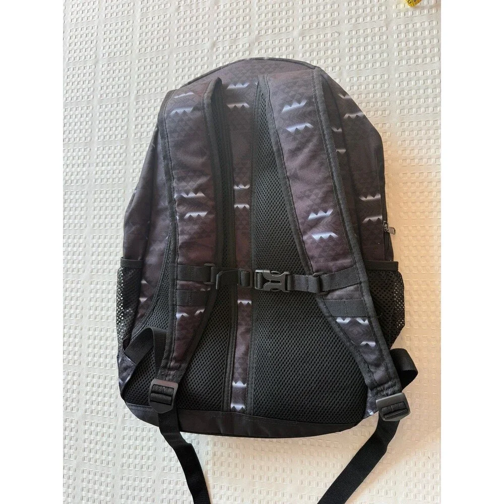 Rock & Roll Denim Large Black Backpack Mesh Pockets Western Zippers Unisex
